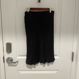 Anthropologie, black skirt, mid length, size small, great condition